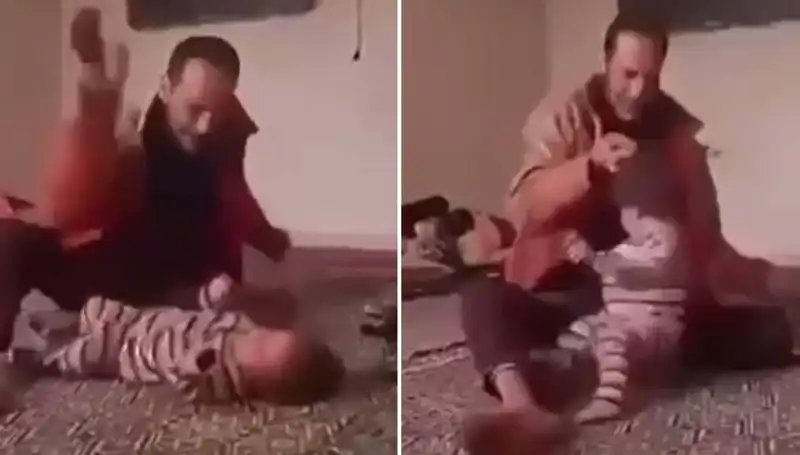 Çocuğuna Acımasızca Şiddet Uygulayan Baba Tutuklandı