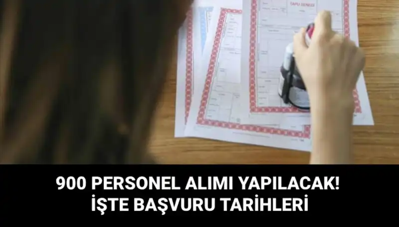 Tapu ve Kadastro Genel Müdürlüğü 900 Sözleşmeli Personel Alacak: Başvuru Ayrıntıları Açıklandı