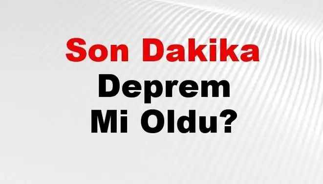 Bursa'da Son Dakika Deprem! Nerede Oldu ve Şiddeti Ne?