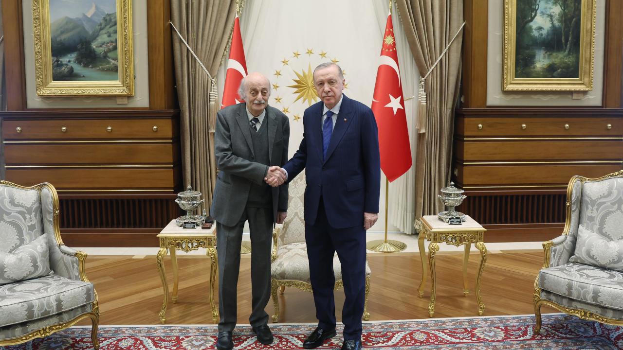 Lübnan'da Dürzi lider Canbolat: Türkiye'nin Suriye politikası övgü topluyor