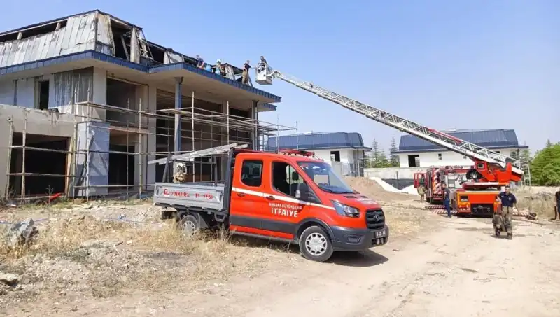 Ankara Gölbaşı’nda Villaları Korkutan Yangın: Olayın Ayrıntıları Burada!