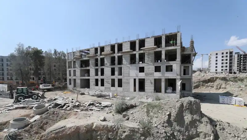 Defne’de Jandarma Hizmet Binalarındaki İnşaat Çalışmaları Hızla Devam Ediyor