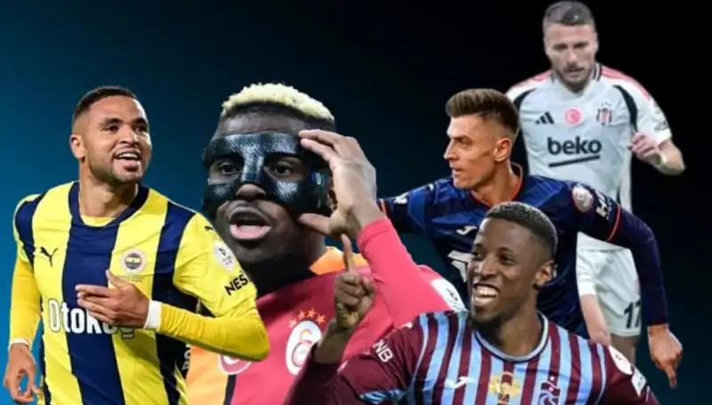 Süper Lig Gol Krallığı Yarışında Heyecan Dorukta! Osimhen, Banza ve En-Nesyri Kim Önde?