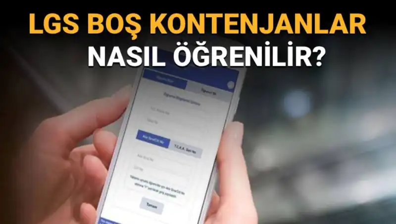 LGS Boş Kontenjan ve Taban Puanları: E-Okul ile Öğrenmenin Yolu