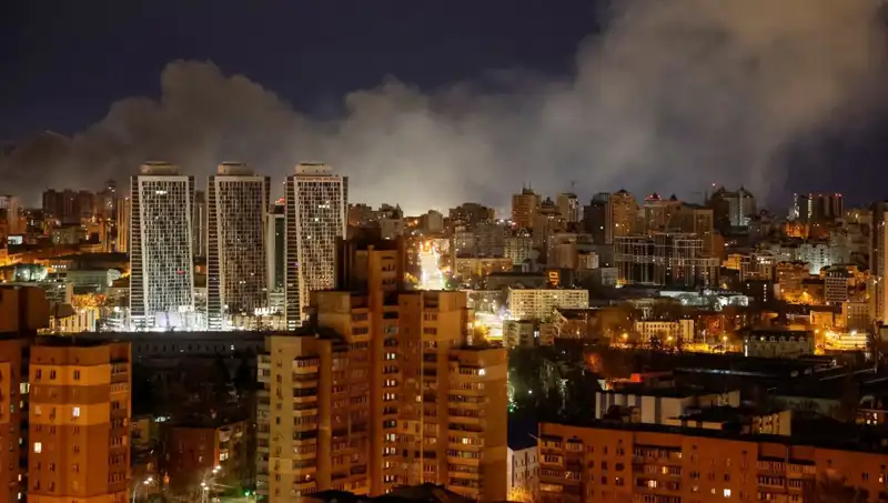 Ukrayna'da Korkunç Gece: Rusya'nın Kiev Saldırısında 3 Yaralı