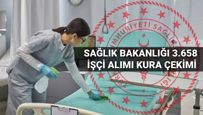 Sağlık Bakanlığı 2025'te 3.658 İşçi Alımında Kura Takvimi Açıklandı