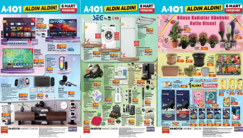 A101 6 Mart Aktüel Ürünler: Elektrikli Süpürge ve Yeni İndirimler!
