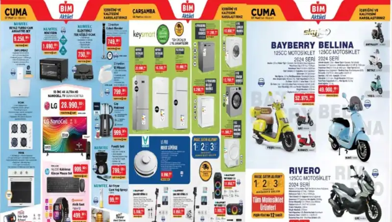 BİM'den Şaşırtan Fırsatlar: 4-7 Mart Aktüel Ürünler Kataloğu Yayında!
