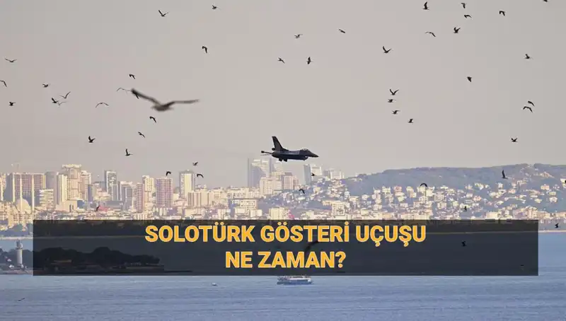 İzmit Semalarında SOLOTÜRK'ün Etkileyici 18 Mart Uçuş Gösterisi